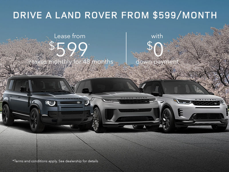 Drive a Land Rover from $599/month