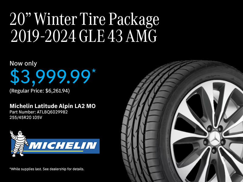20' Winter Tire Package 2019-2024 GLE 43 AMG