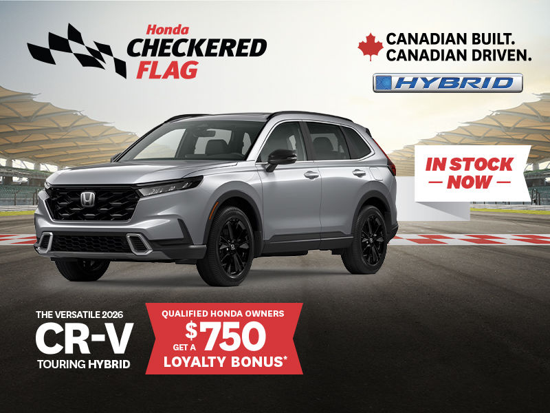 Honda Checkered Flag | 2026 CR-V Touring Hybrid