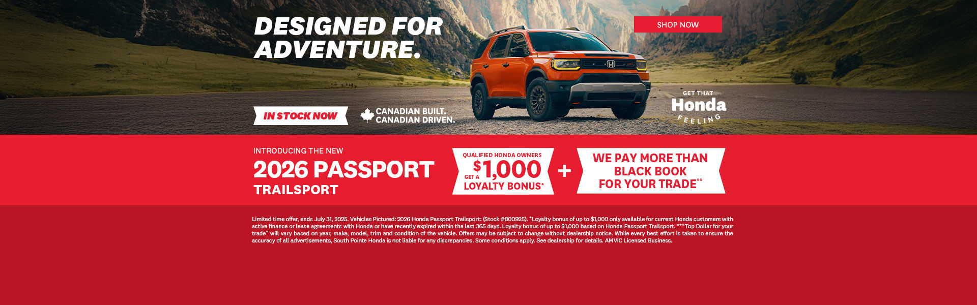 Get That Honda Feeling | 2026 Honda Passport Trailsport
