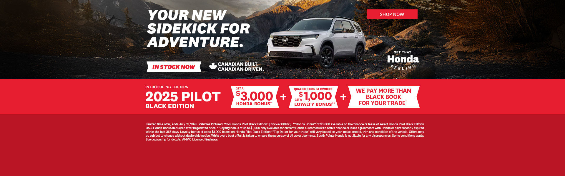Get That Honda Feeling | 2025 Honda Pilot Black Edition