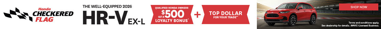 Honda Checkered Flag | 2026 Honda HR-V EXL