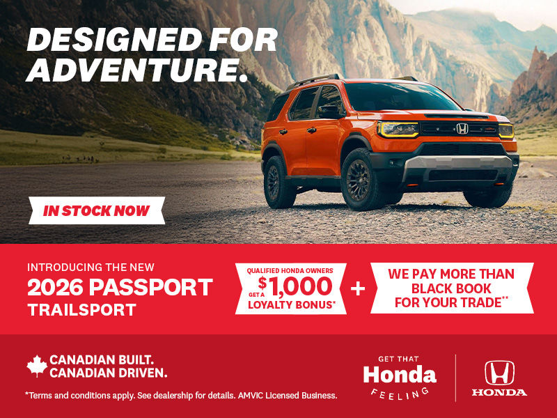 Get That Honda Feeling | 2026 Honda Passport Trailsport