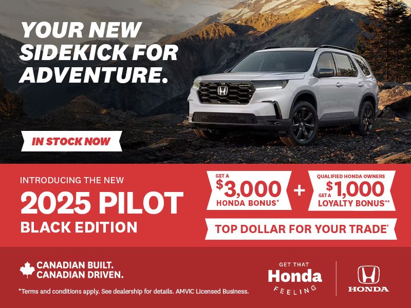 Get That Honda Feeling | 2025 Honda Pilot Black Edition