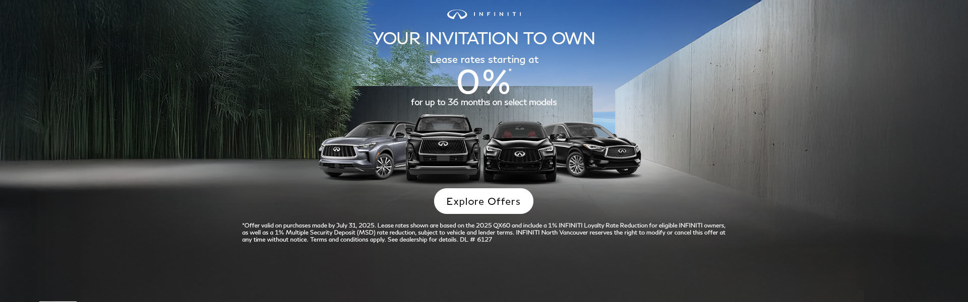 Infiniti Monthly Offer