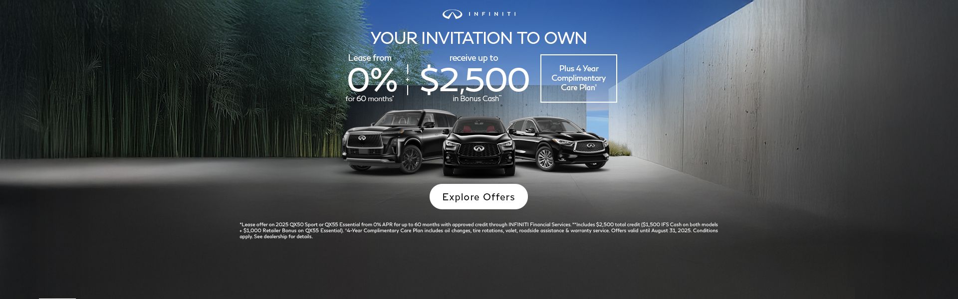 INFINITI - Your Invitation To Own