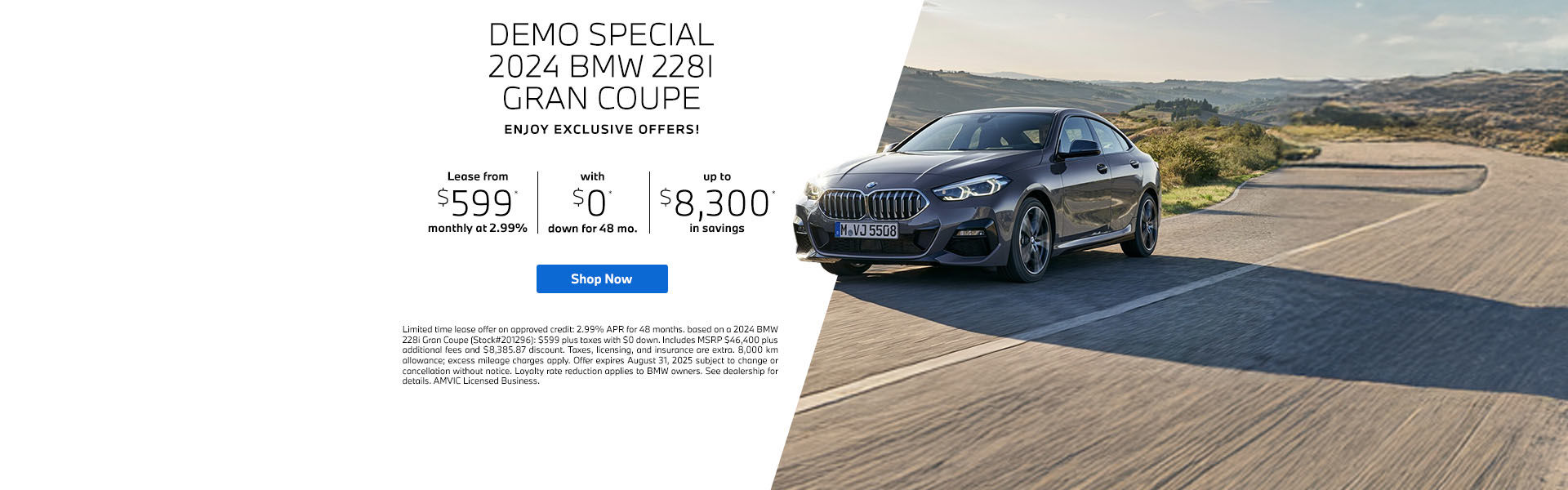 Demo Special – 2024 BMW 228i Gran Coupe