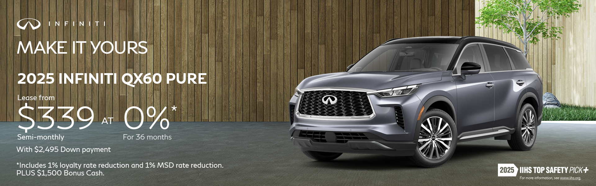 2025 QX60 - June Offer