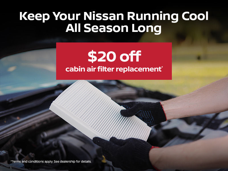 Summer Service Special – Cabin Filter Replacement
