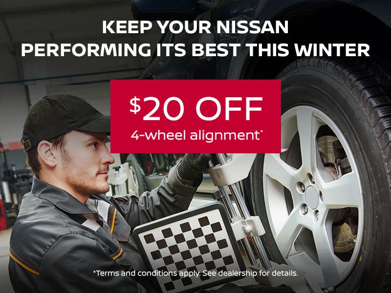 $20 Off 4-Wheel Alignment