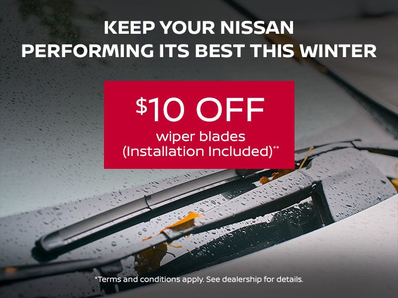 $10 Off Wiper Blades (Installation Included)