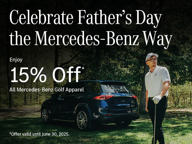 15% Off on all Mercedes-Benz Golf Apparel