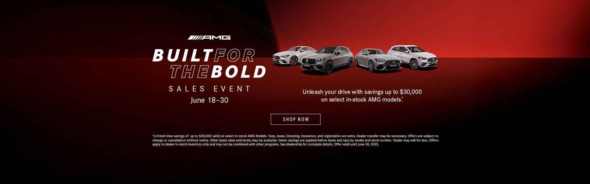 AMG Built for Bold