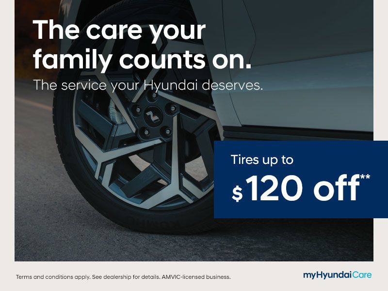 Tires up to $120 Off