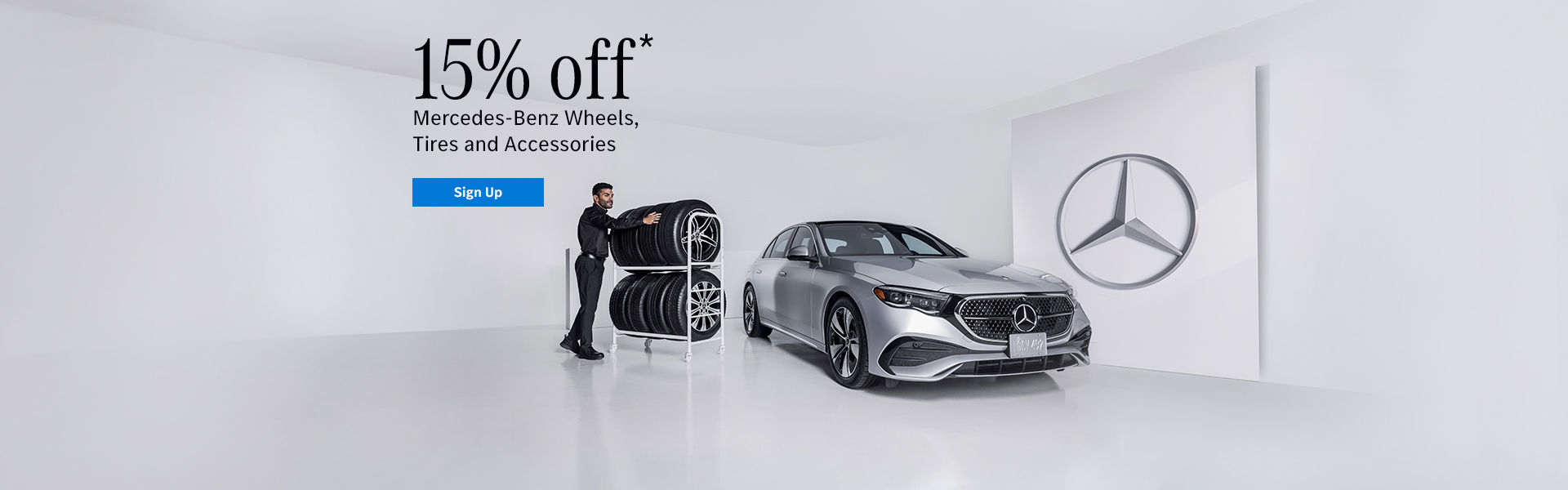 15% Off* Mercedes-Benz Wheels, Tires and Accessories