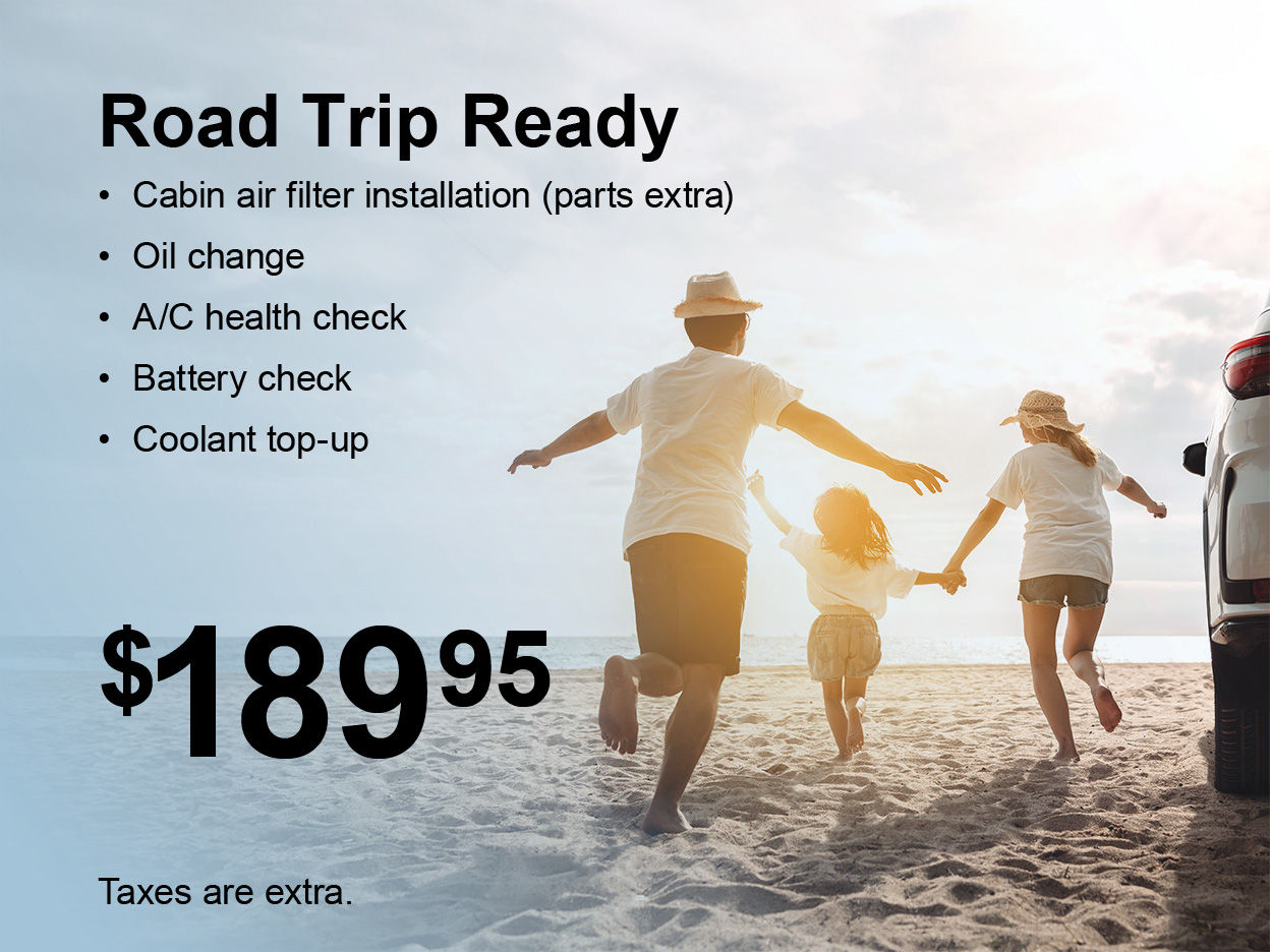 Road Trip Ready Package Special