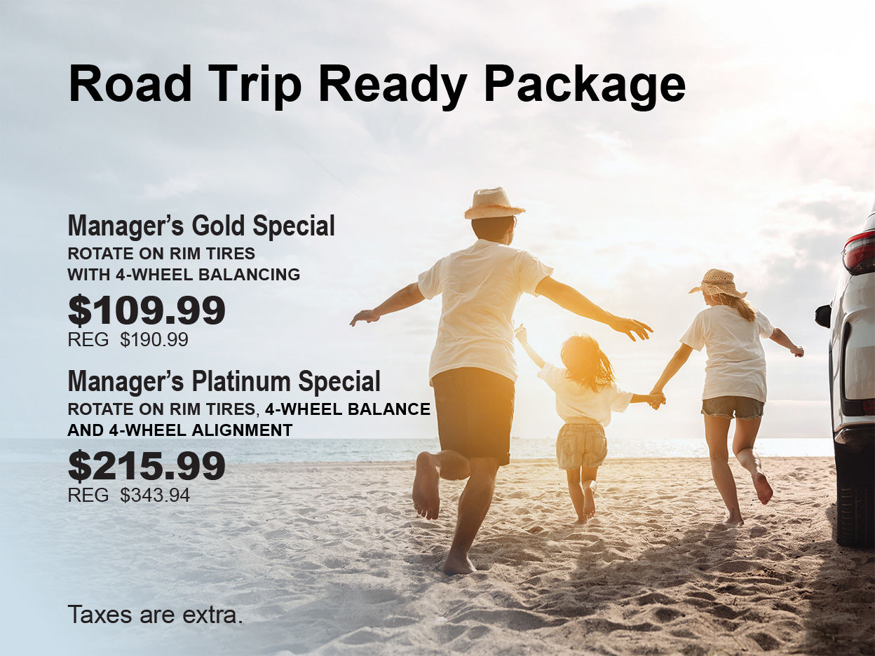 Manager's Special - Road Trip Ready Package