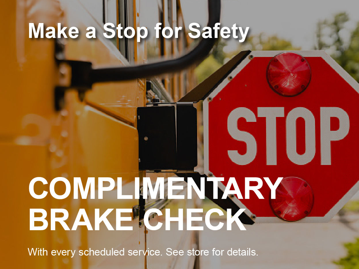 Complimentary Brake Inspection Special