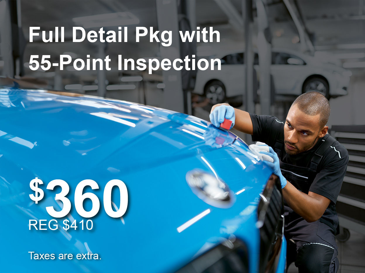 Full Detail Package + 55 Point Inspection Special
