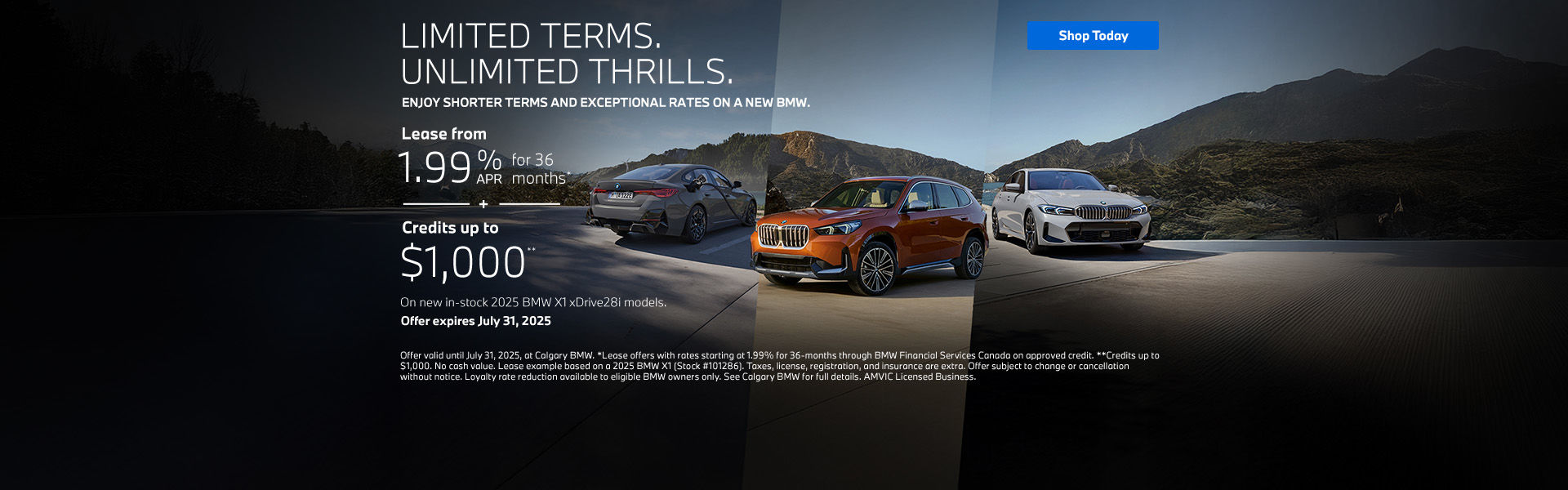 Limited Terms. Unlimited Thrills.