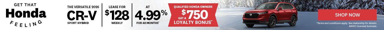 Get That Honda Feeling | 2026 CR-V Sport Hybrid