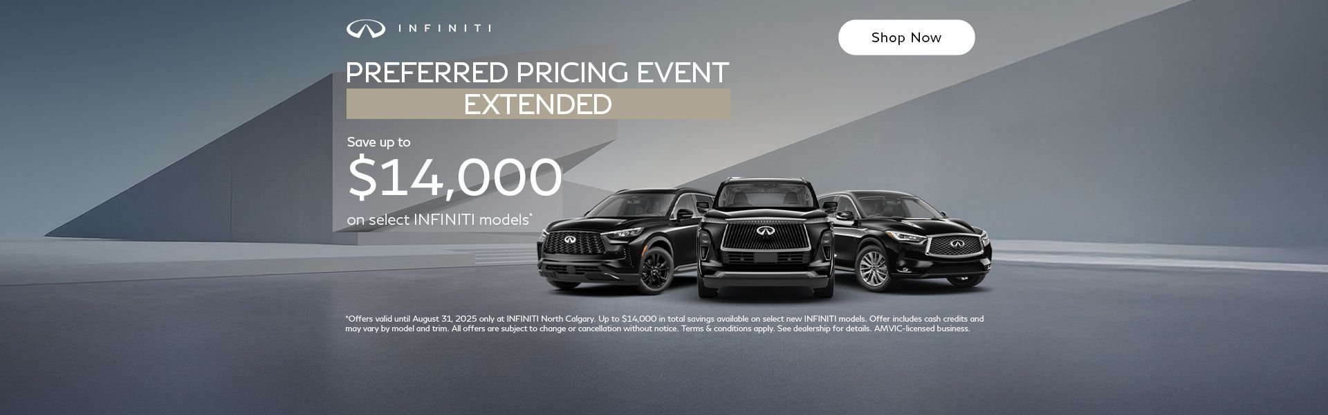 INFINITI Preferred Pricing Event Extended