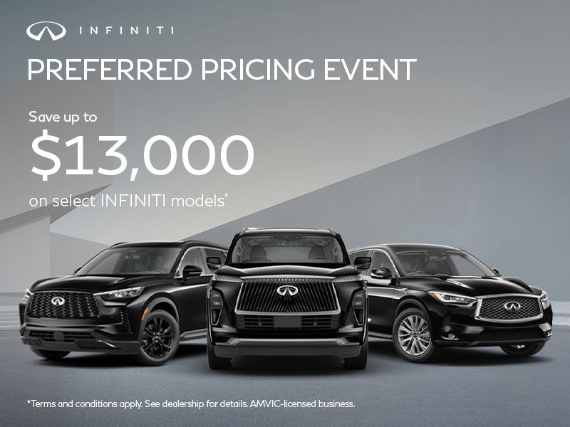 INFINITI Preferred Pricing Event