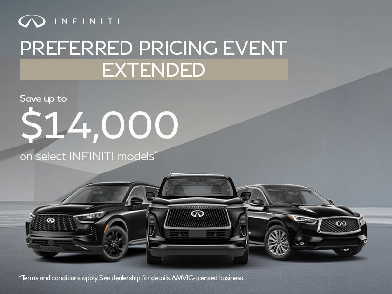 INFINITI Preferred Pricing Event Extended