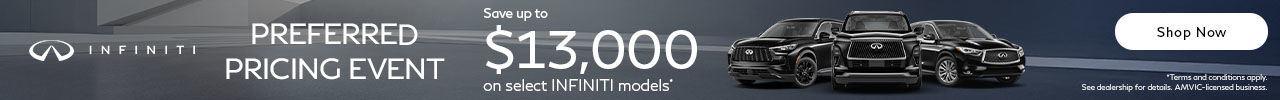 INFINITI Preferred Pricing Event