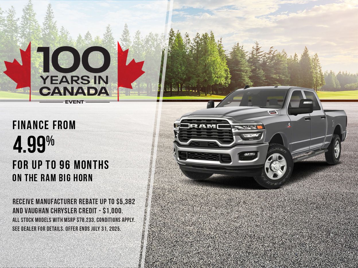 2025 Ram 1500 Big Horn July Offer