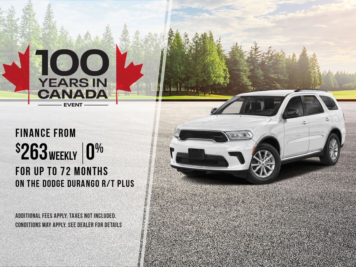 2025 Dodge Durango R/T Plus July Offer