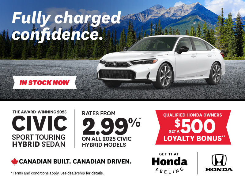 2025 Honda Civic Sport Touring Hybrid Sedan