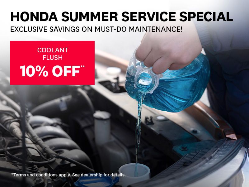 Honda Summer Service Special | Coolant Flush