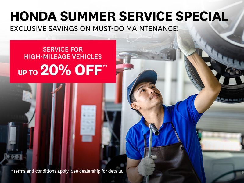 Honda Summer Service Special | Service for High-Mileage Vehicles