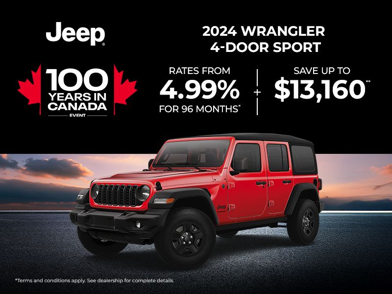 2024 Wrangler 4-door Sport