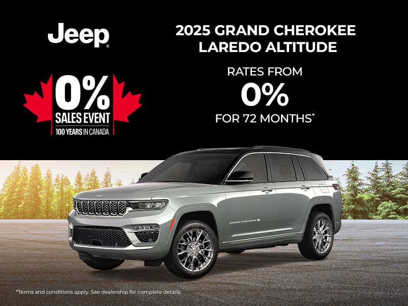 2025 Grand Cherokee Laredo Altitude