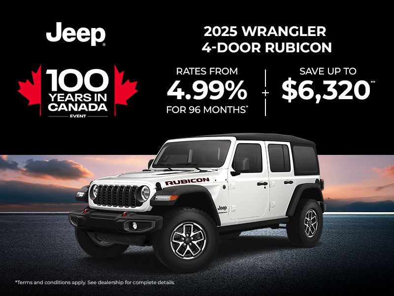 2025 Wrangler 4-door Rubicon