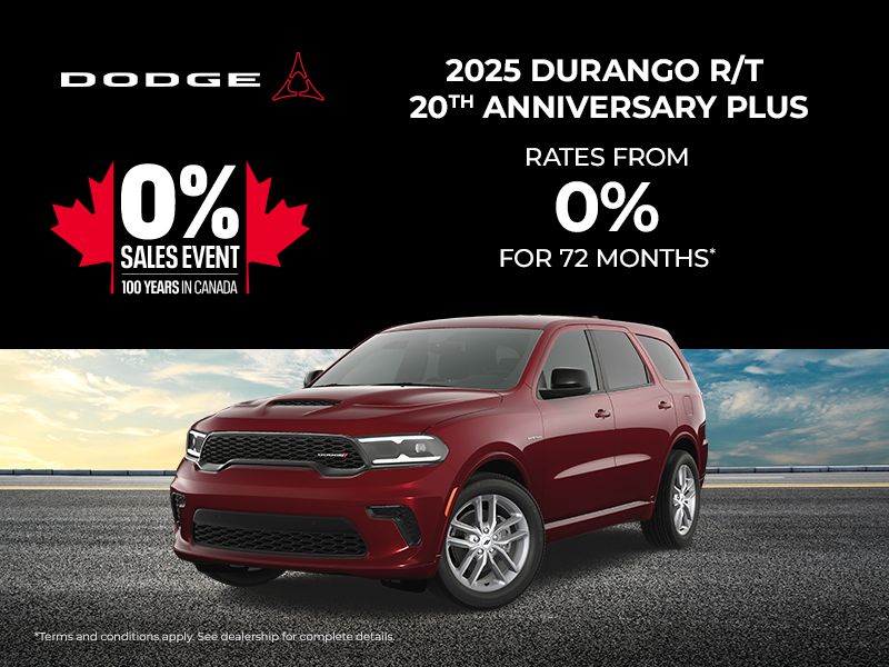 2025 Durango R/T 20th Anniversary Plus