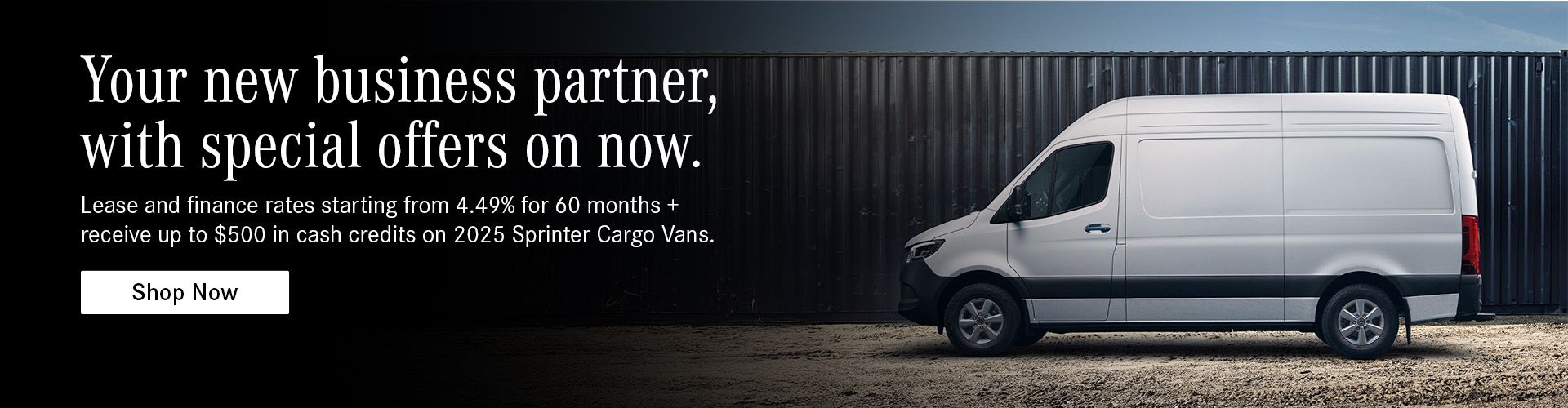 Your new business partner, with special offers on now.