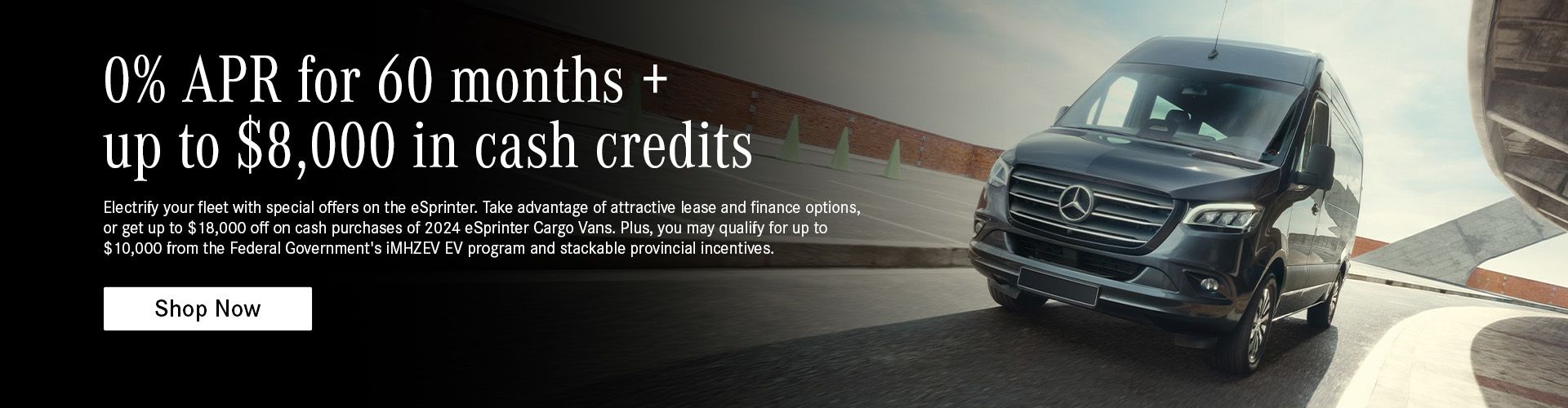 0% APR for 60 months + up to $8,000 in cash credits