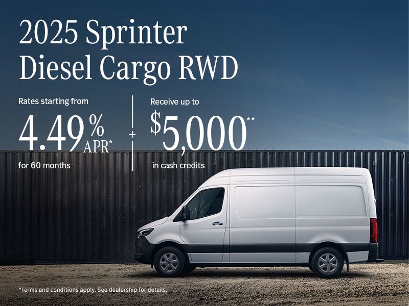 2025 Sprinter Diesel Cargo RWD