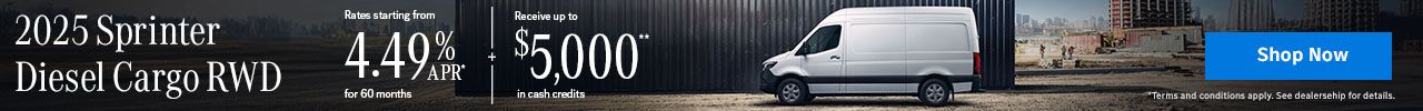 2025 Sprinter Diesel Cargo RWD