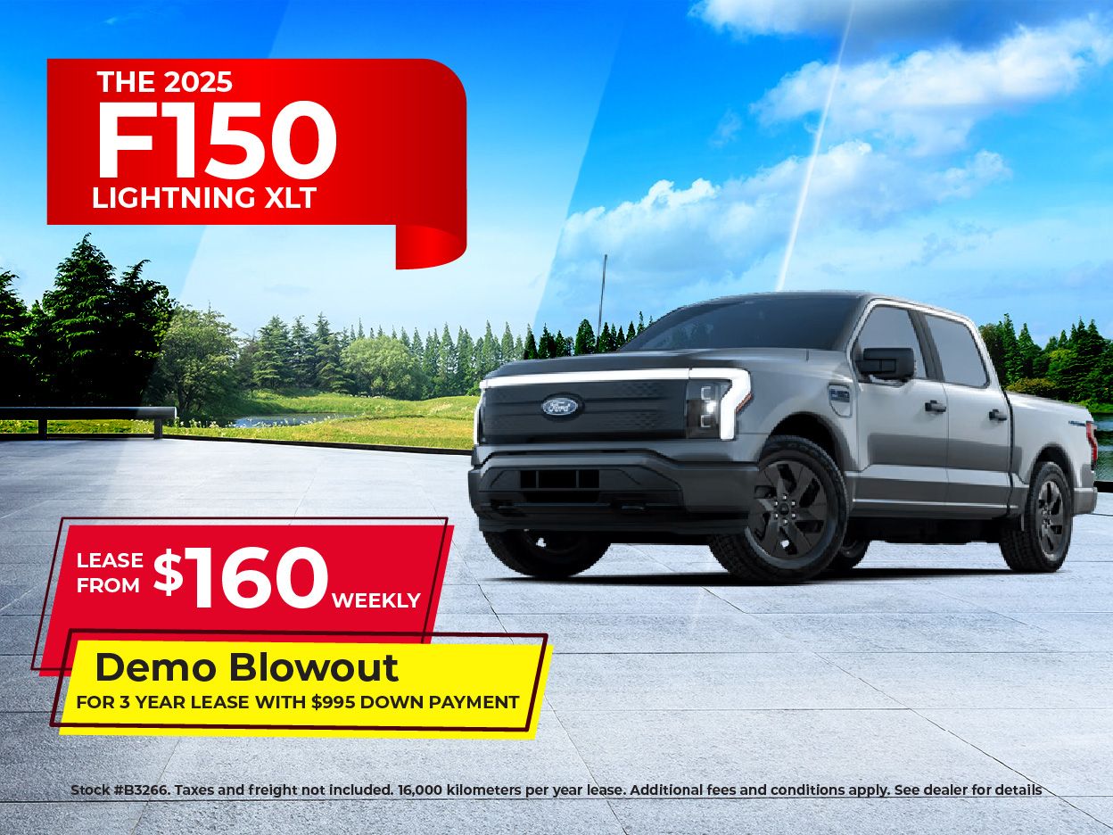 2025 Ford F-150 Lightning Demo Offer