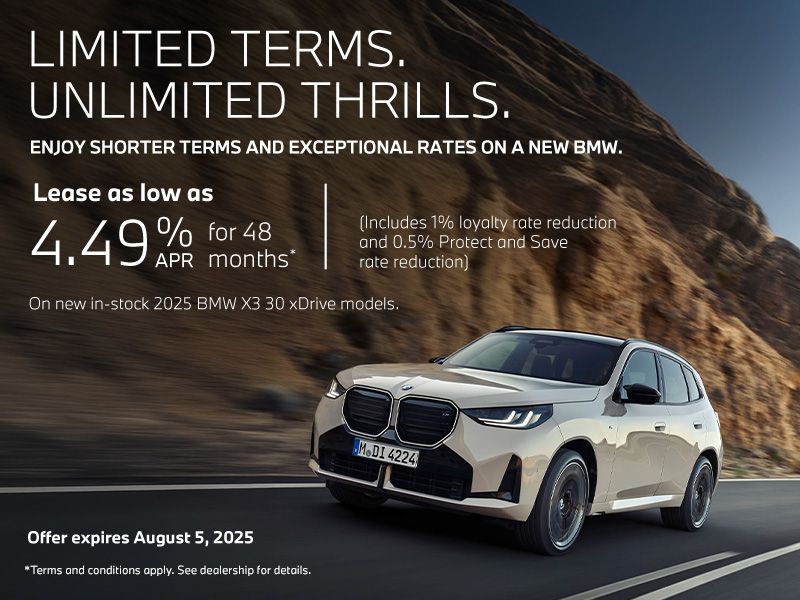 Limited Terms. Unlimited Thrills. | 2025 BMW X3