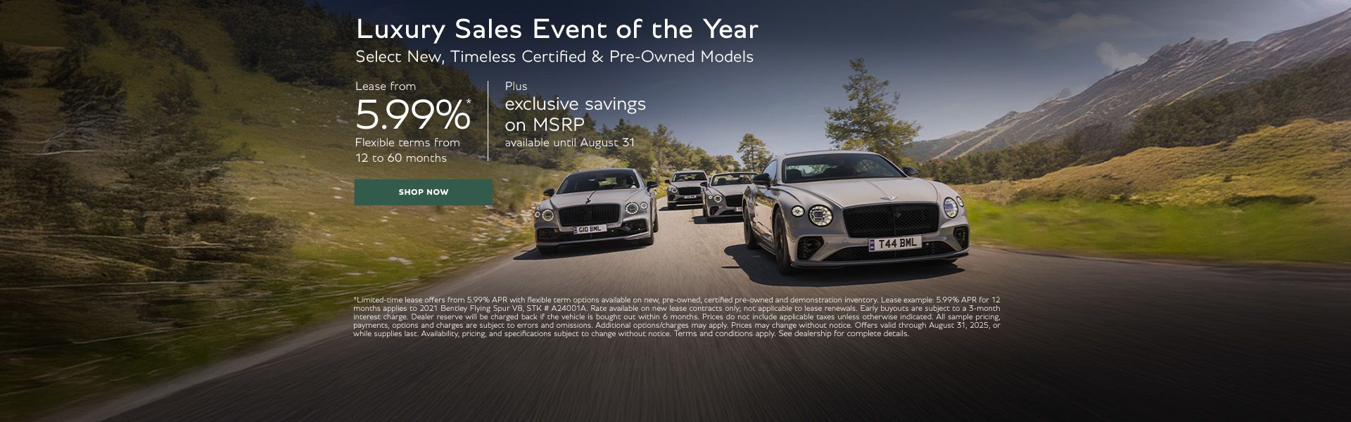 Luxury Sales Event of the Year