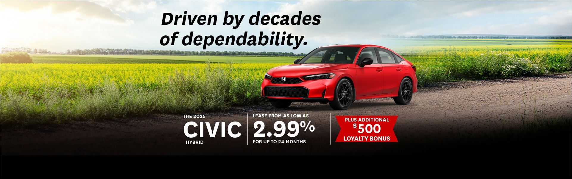 AUG OFFER - 2025 CIVIC HYBRID