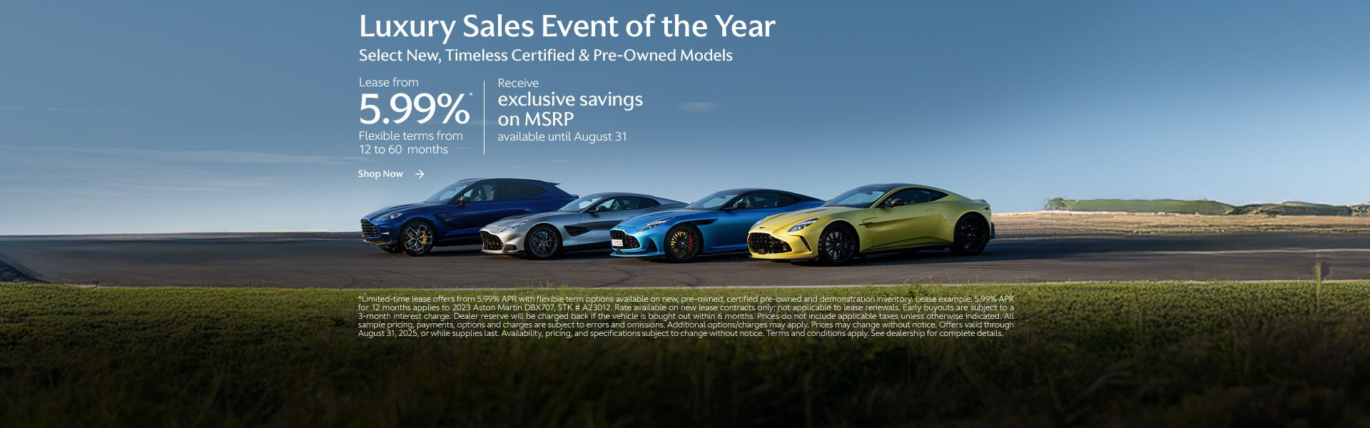 Luxury Sales Event of the Year