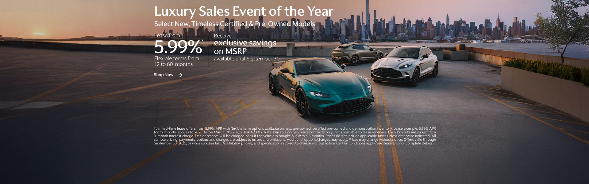 Luxury Sales Event of the Year
