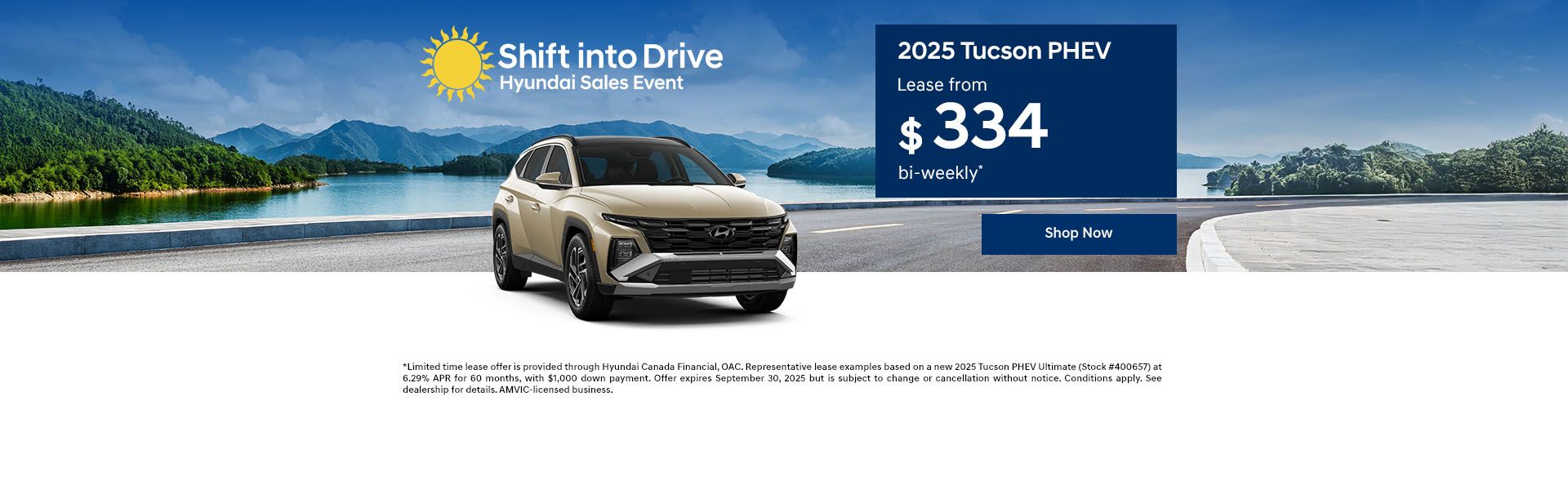 Shift into Drive Hyundai Sales Event - 2025 Tucson PHEV