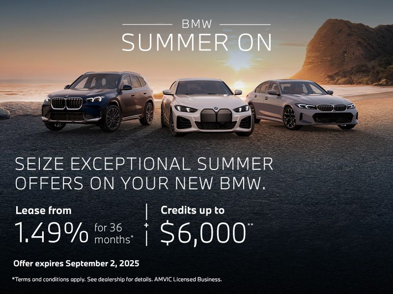 BMW Summer On | Seize Exceptional Summer Offers on Your New BMW